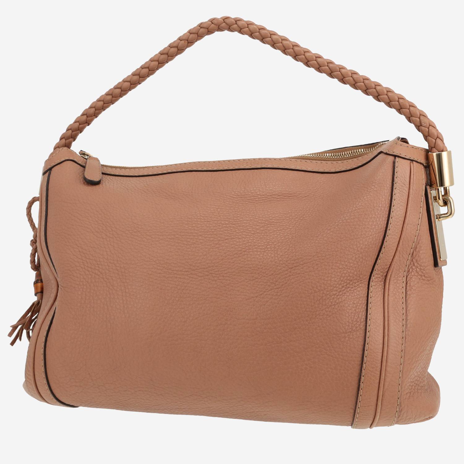 Bolso de mano Gucci   en cuero granulado rosa