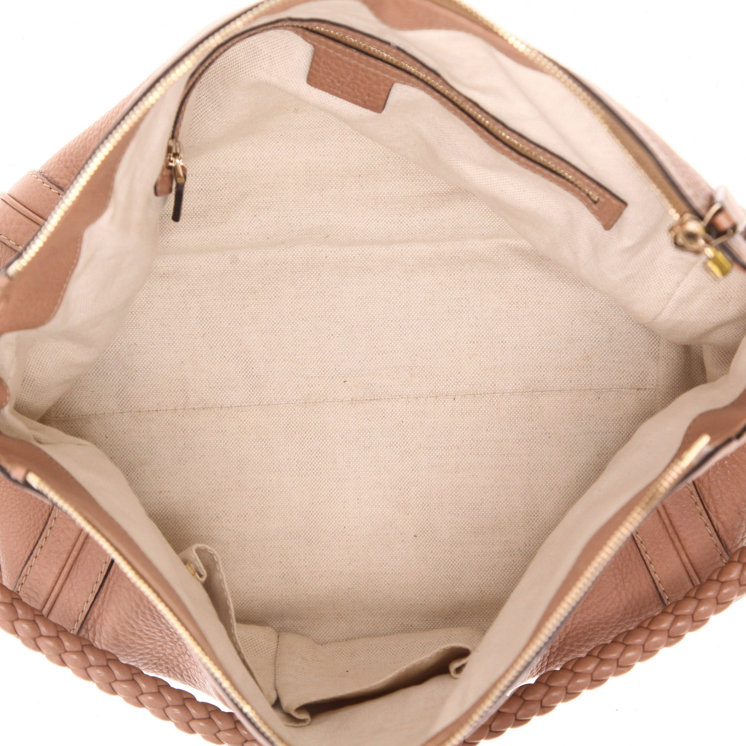 Sac à main Gucci   en cuir grainé rose - Detail D3