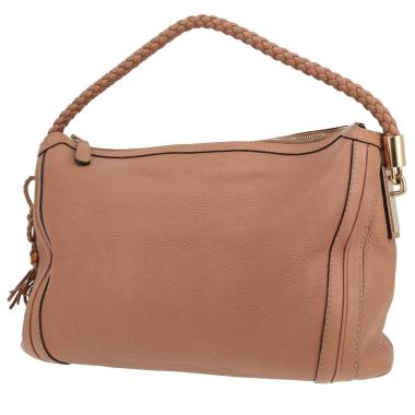 Sac à main Gucci   en cuir grainé rose