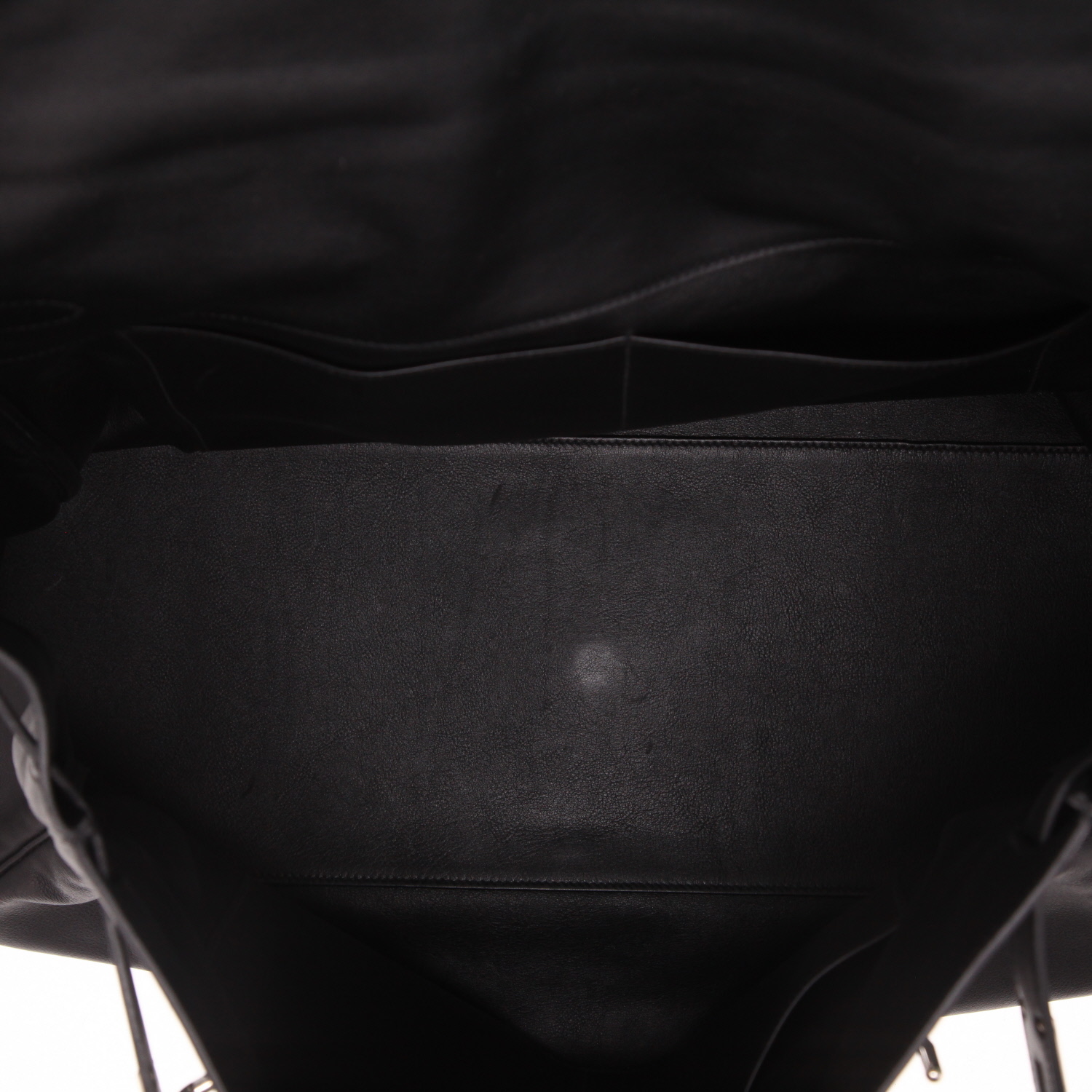 Sac à main Hermès  Kelly 50 cm en cuir noir - Detail D3