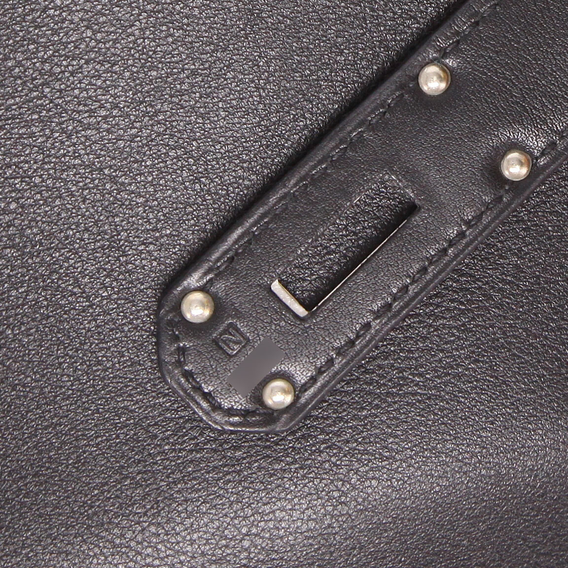 Borsa Hermès  Kelly 50 cm in pelle nera - Detail D4