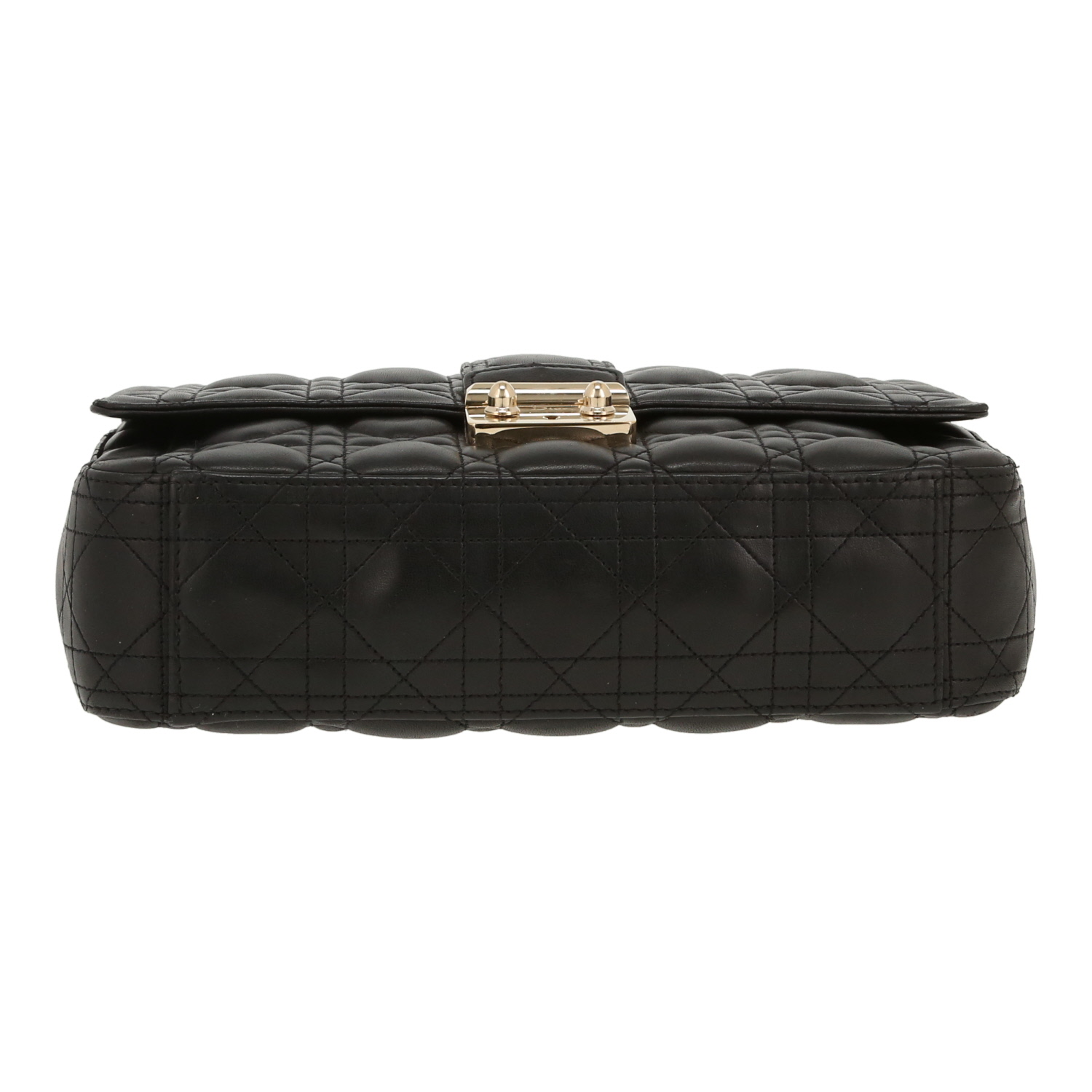 Bolso de mano Dior  Miss Dior Promenade en cuero cannage negro - Detail D1