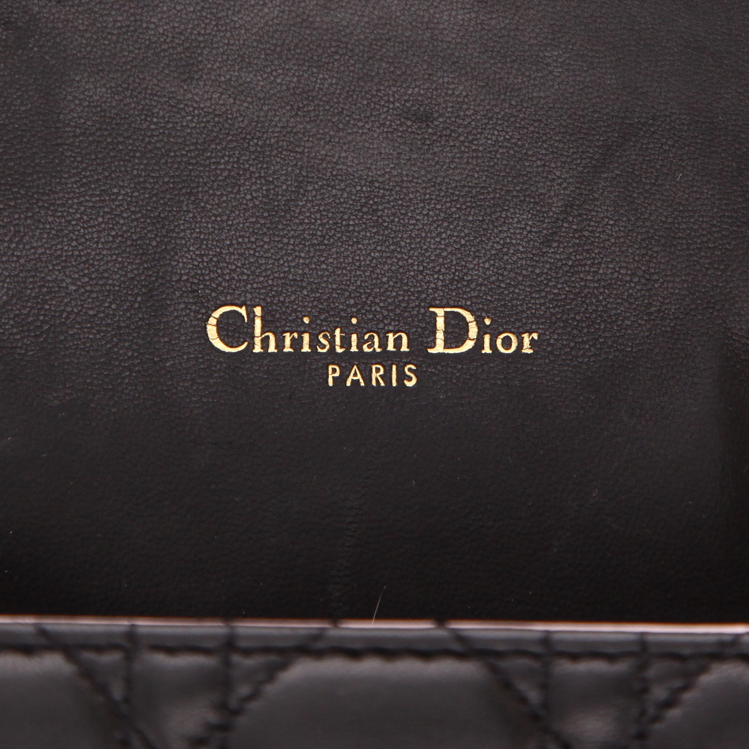 Borsa Dior  Miss Dior Promenade in pelle cannage nera - Detail D2