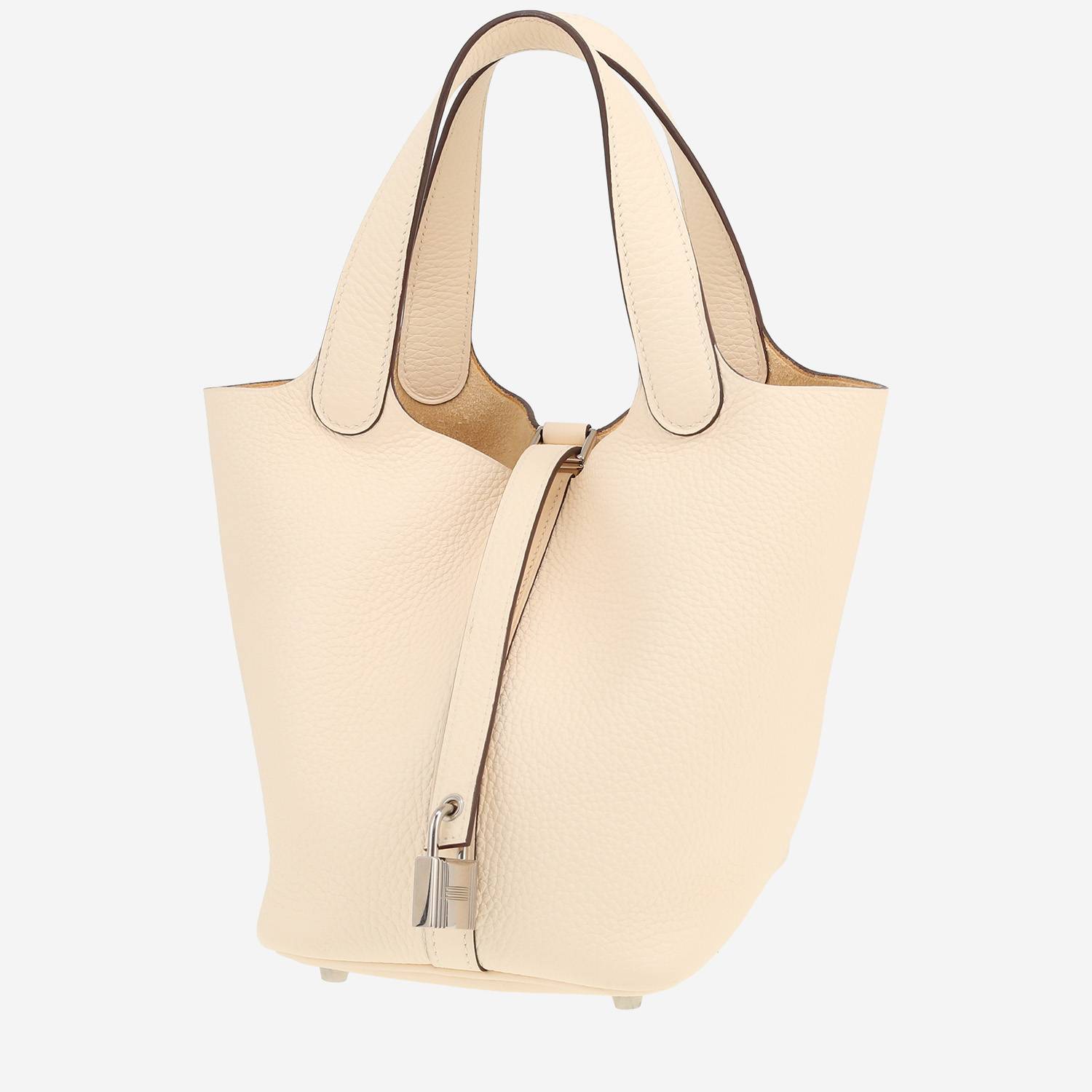 Sac à main Hermès  Picotin 18 cm en cuir togo Nata