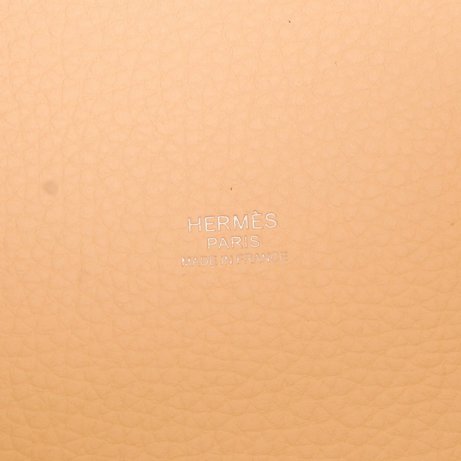 Bolso de mano Hermès  Picotin 18 cm en cuero togo Nata - Detail D2