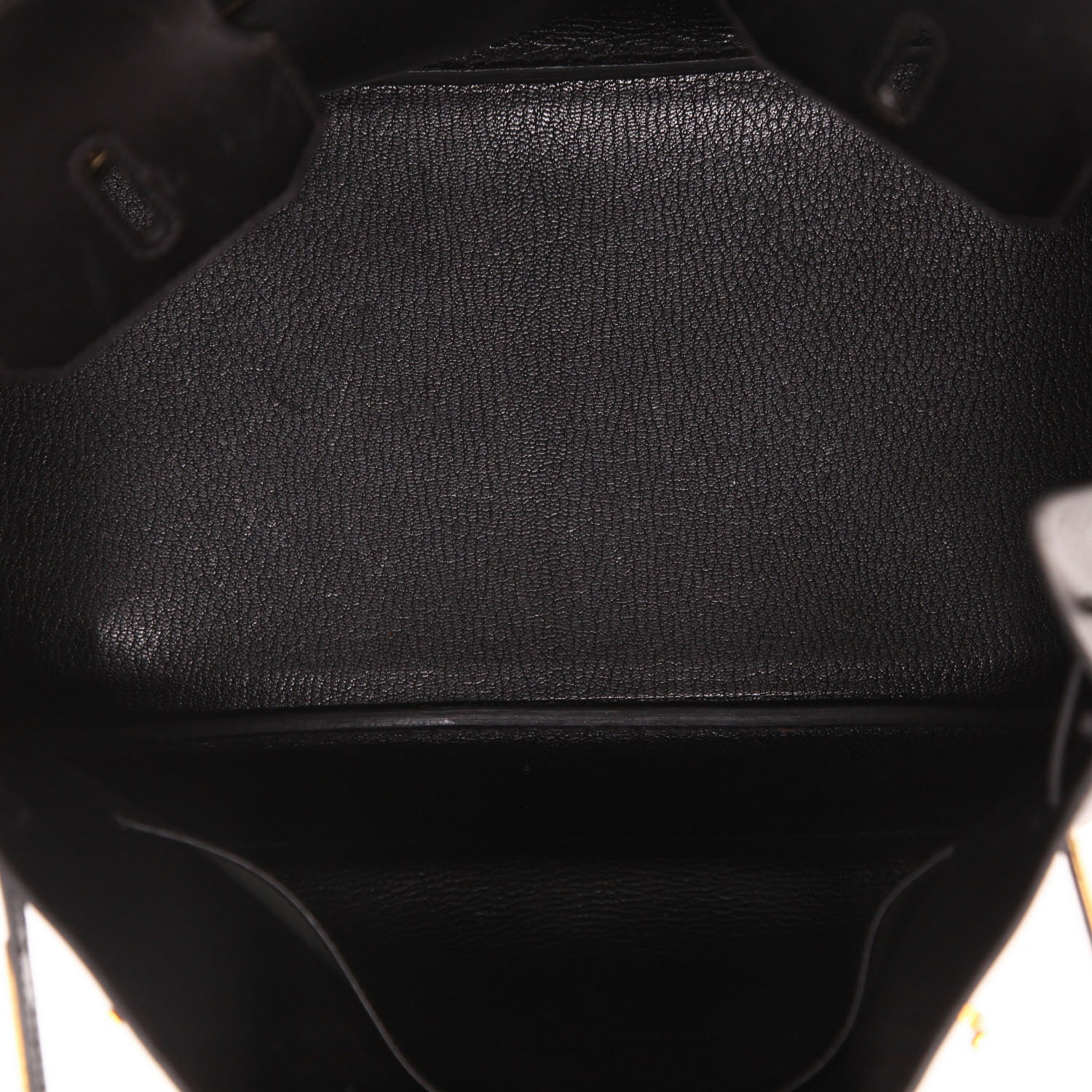 Hermès  Birkin 35 cm handbag  in black box leather - Detail D3