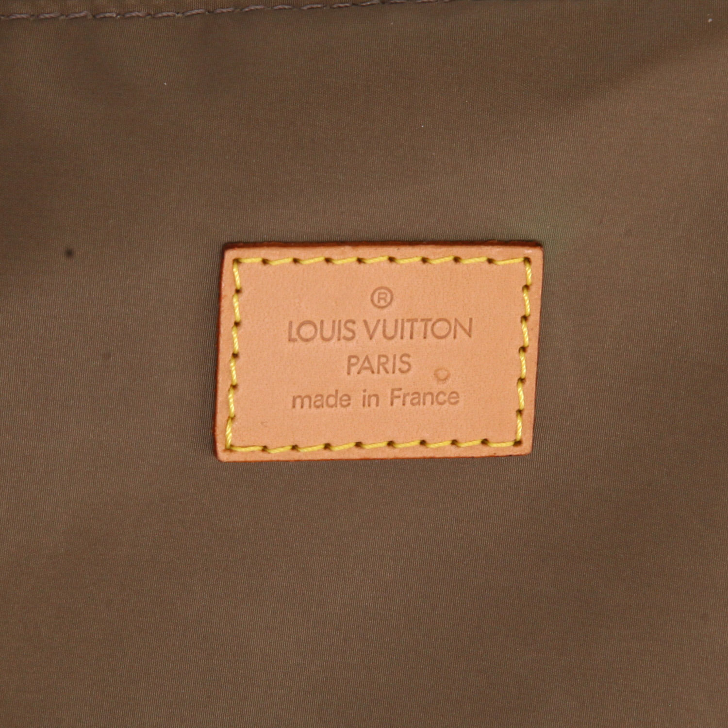 Louis Vuitton  Geant Aventurier travel bag  in grey canvas  and natural leather - Detail D2