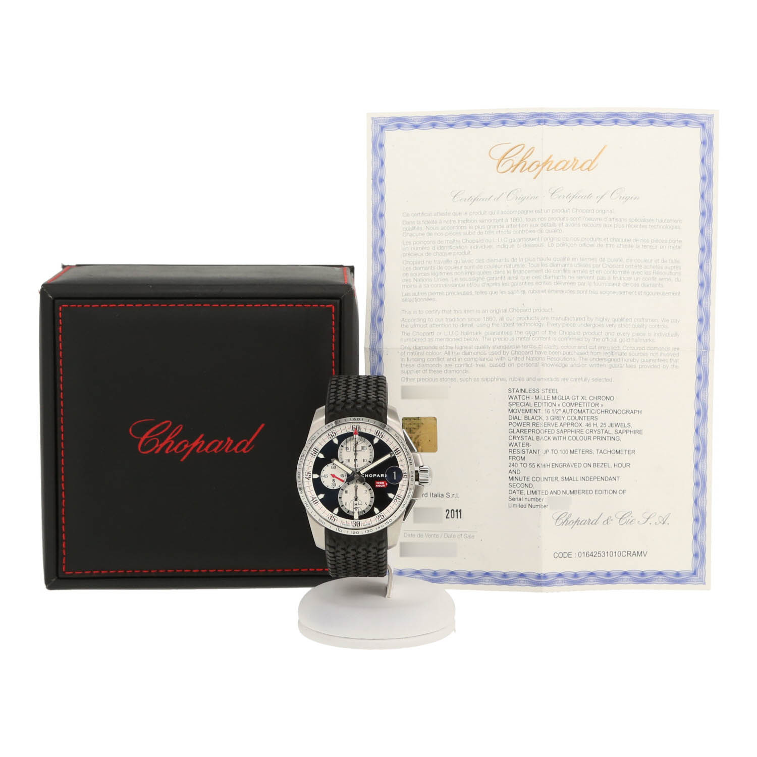 Chopard Mille Miglia  in stainless steel Ref: Chopard - 8459  Circa 2000