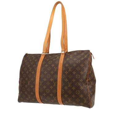 Louis Vuitton  Flanerie weekend bag  in brown monogram canvas  and natural leather