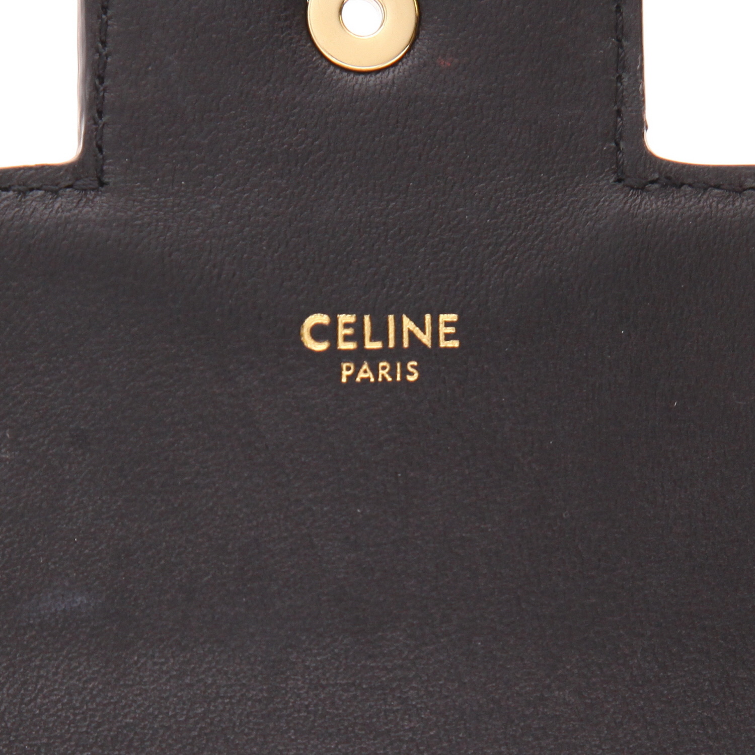 Celine  Maillon Triomphe handbag  in black python - Detail D2