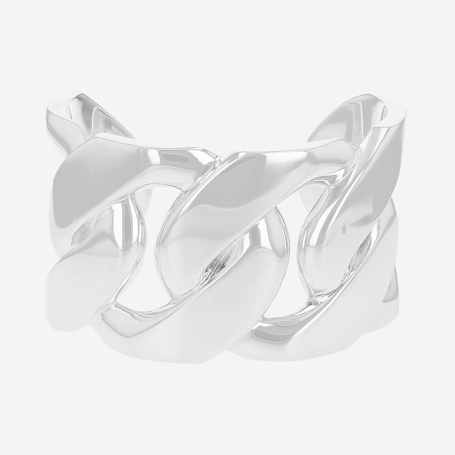 Hermès Capture cuff bracelet in silver