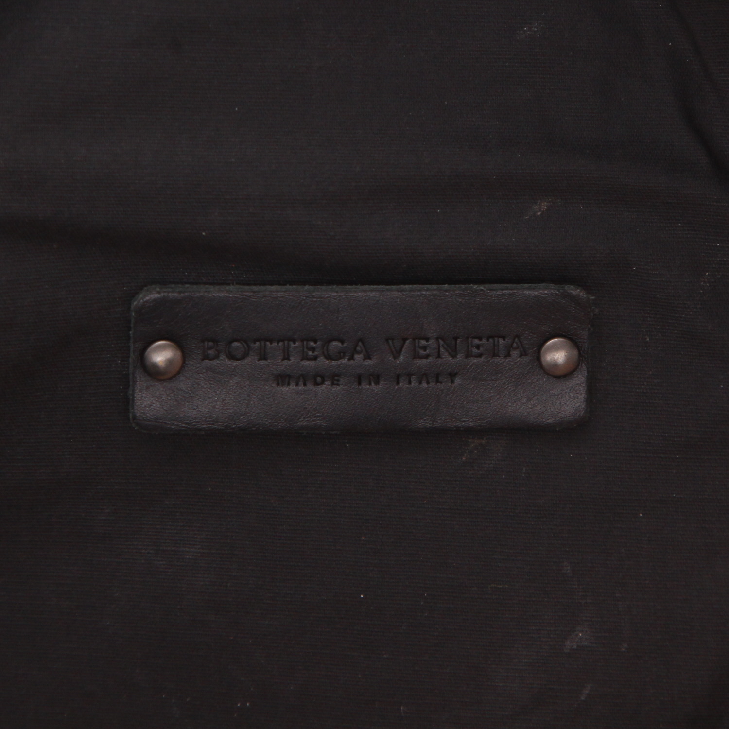 Porte-documents Bottega Veneta   en cuir intrecciato noir - Detail D2