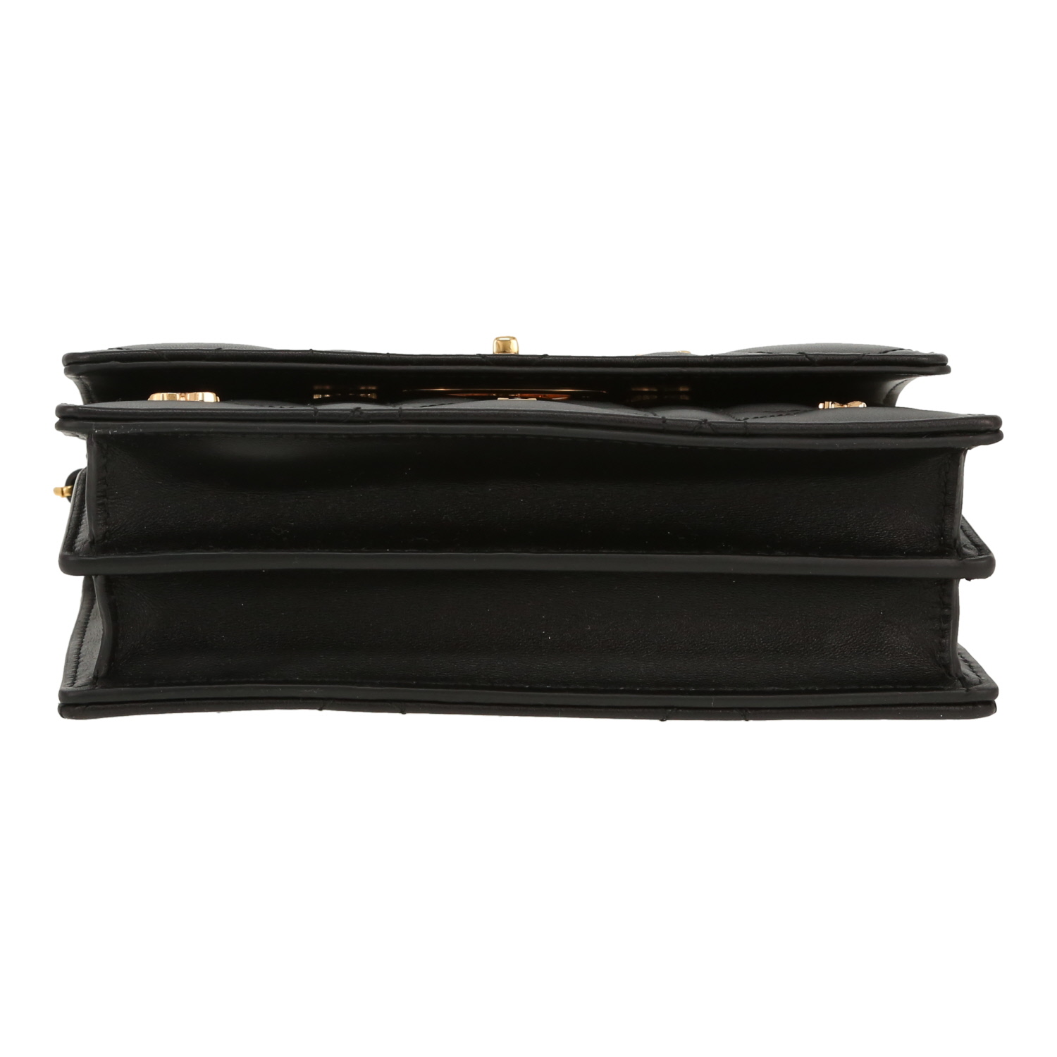 Bolso bandolera Dior «Miss Caro» de piel trenzada negra - Detail D1