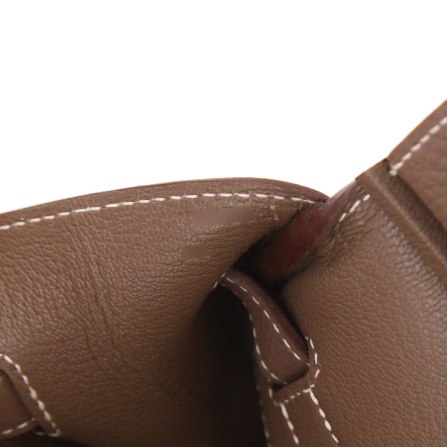 Hermès  Birkin 35 cm handbag  in etoupe togo leather - Detail D4