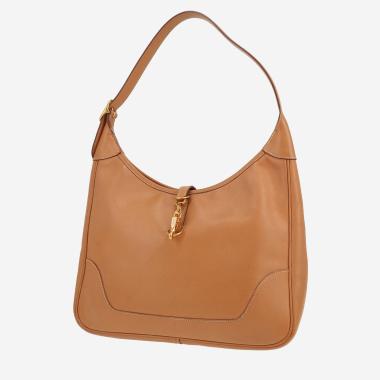 Sac à main Hermès  Trim en cuir Courchevel gold