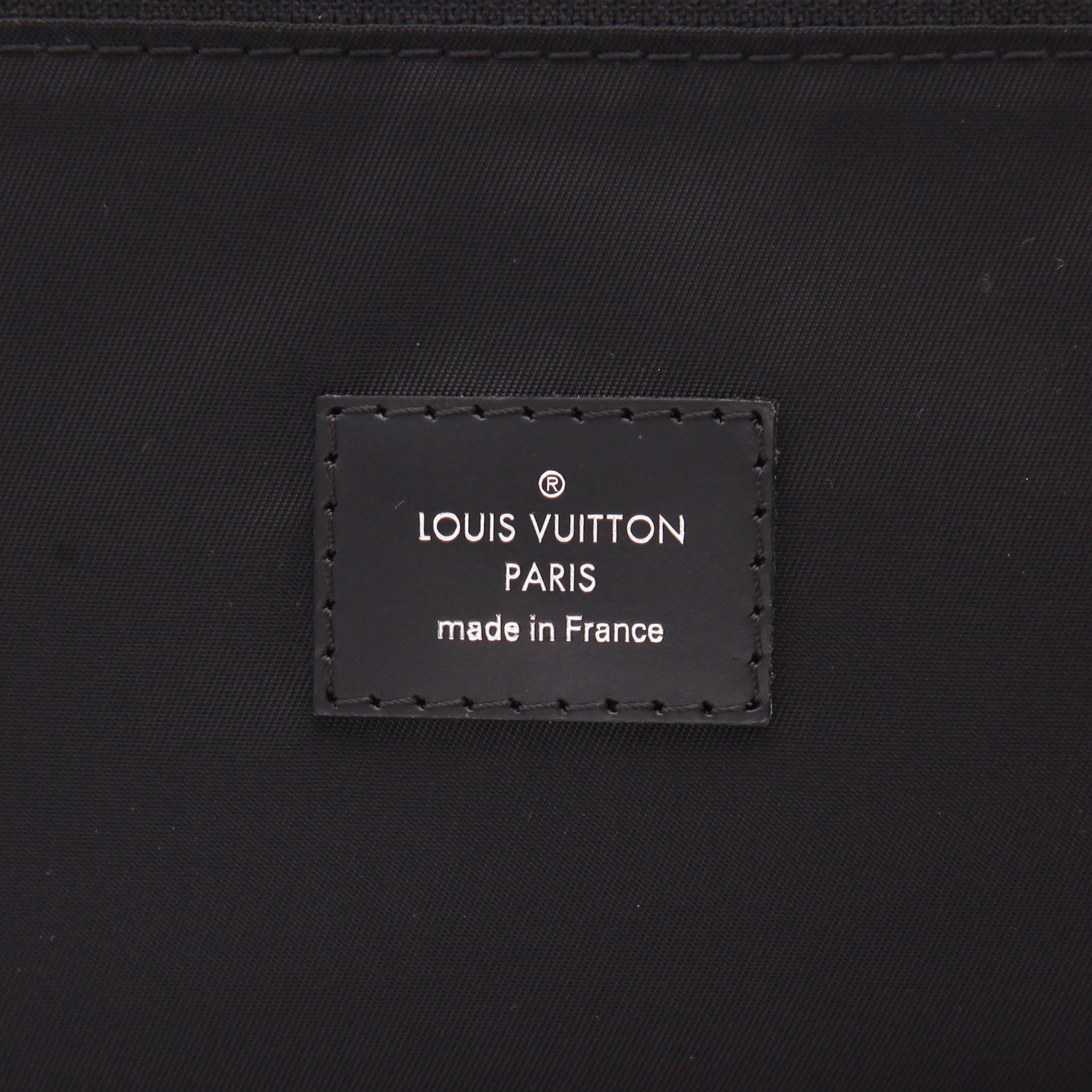 Bolsa de viaje Louis Vuitton   en lona a cuadros gris Graphite - Detail D2