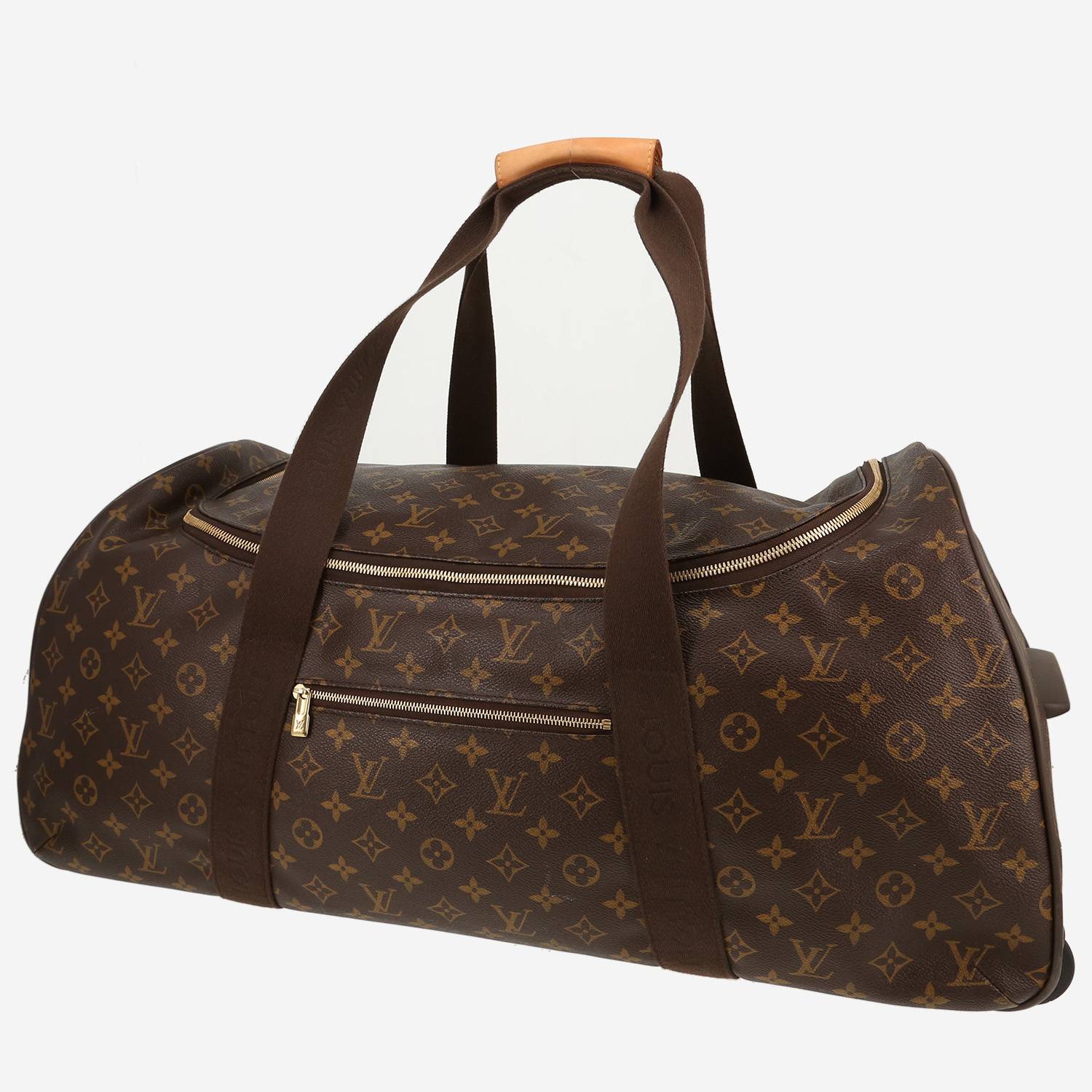 Valigia flessibile Louis Vuitton   in tela monogram marrone