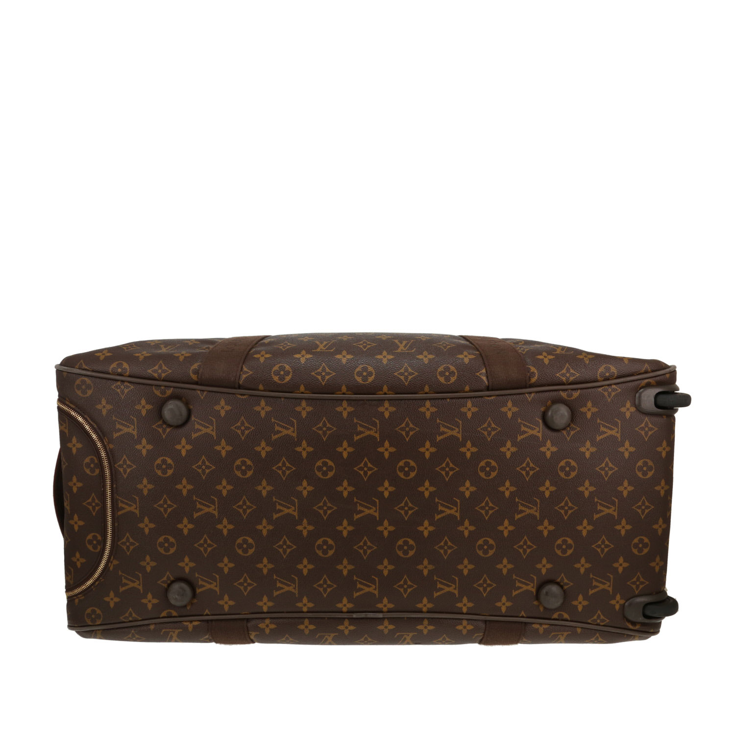 Valise souple Louis Vuitton   en toile monogram marron - Detail D1
