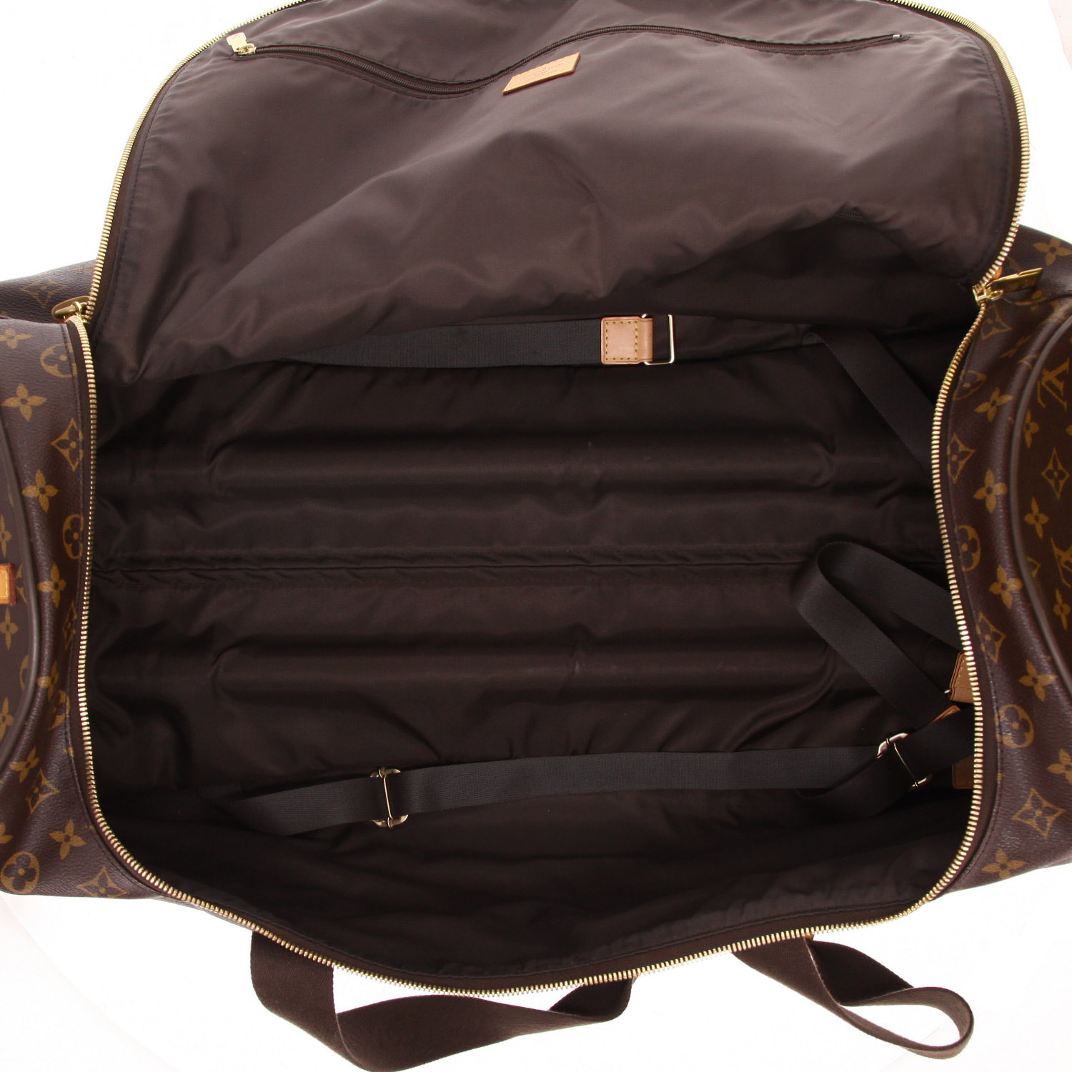 Valigia flessibile Louis Vuitton   in tela monogram marrone - Detail D3