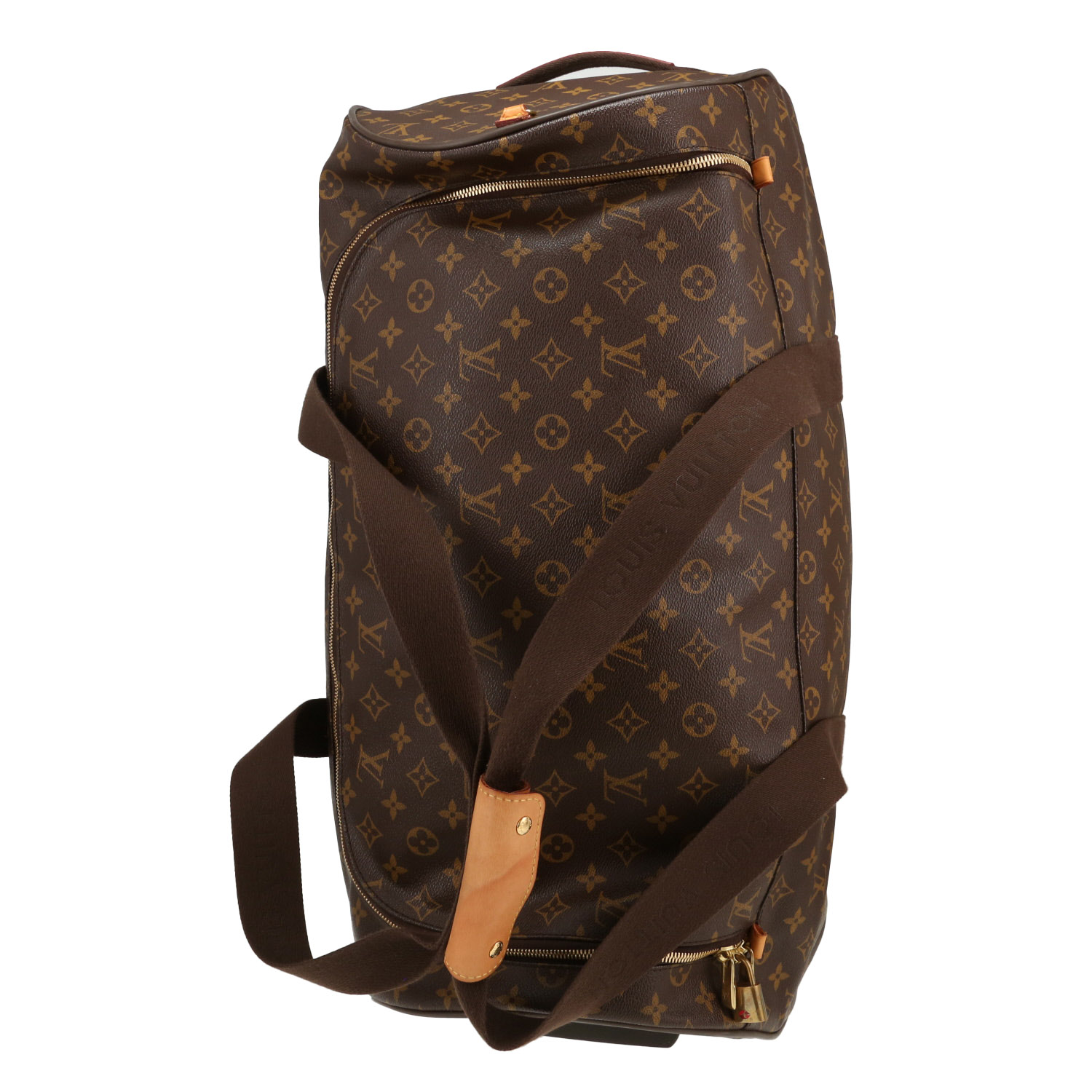 Maleta flexible Louis Vuitton   en lona Monogram marrón - Detail D5