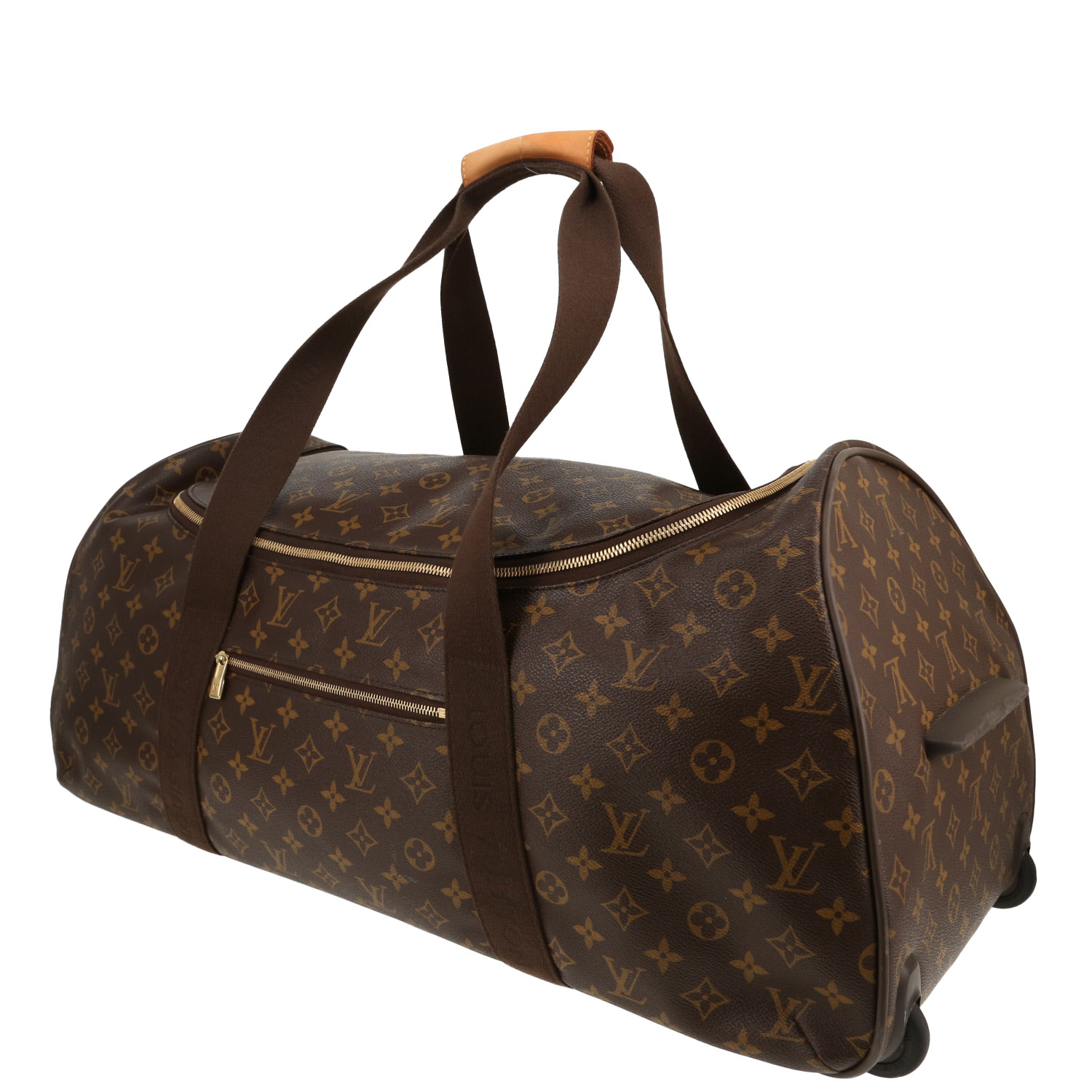 Maleta flexible Louis Vuitton   en lona Monogram marrón - Detail D7