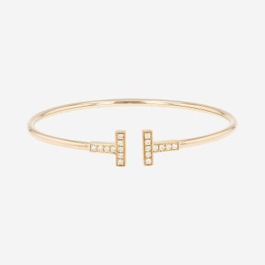 Bracelet Tiffany & Co Wire en or jaune et diamants