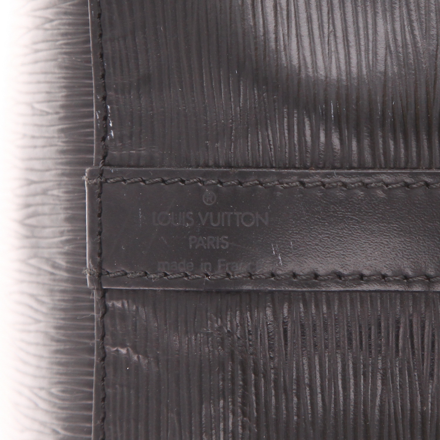 Borsa Louis Vuitton  Noé in pelle Epi nera - Detail D2