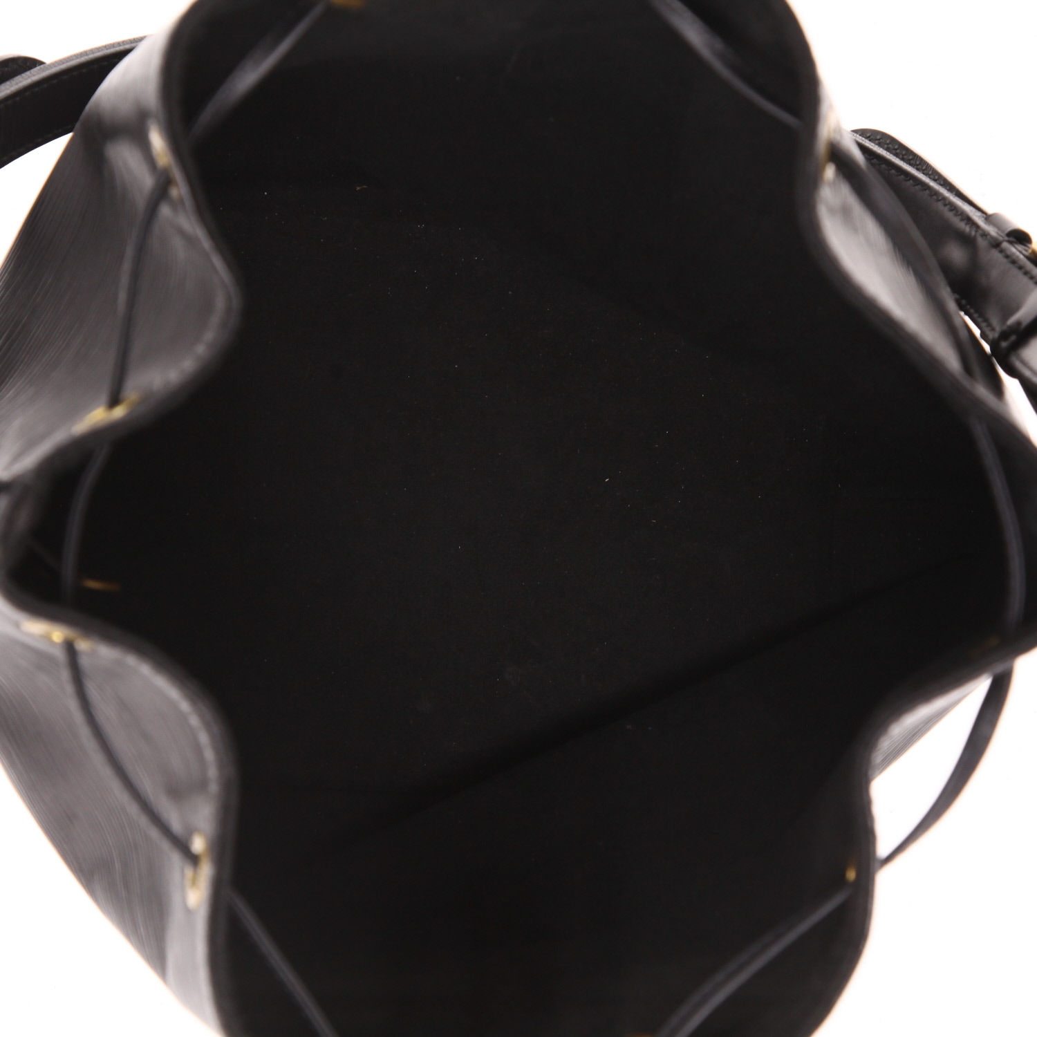 Sac à main Louis Vuitton  Noé en cuir épi noir - Detail D3