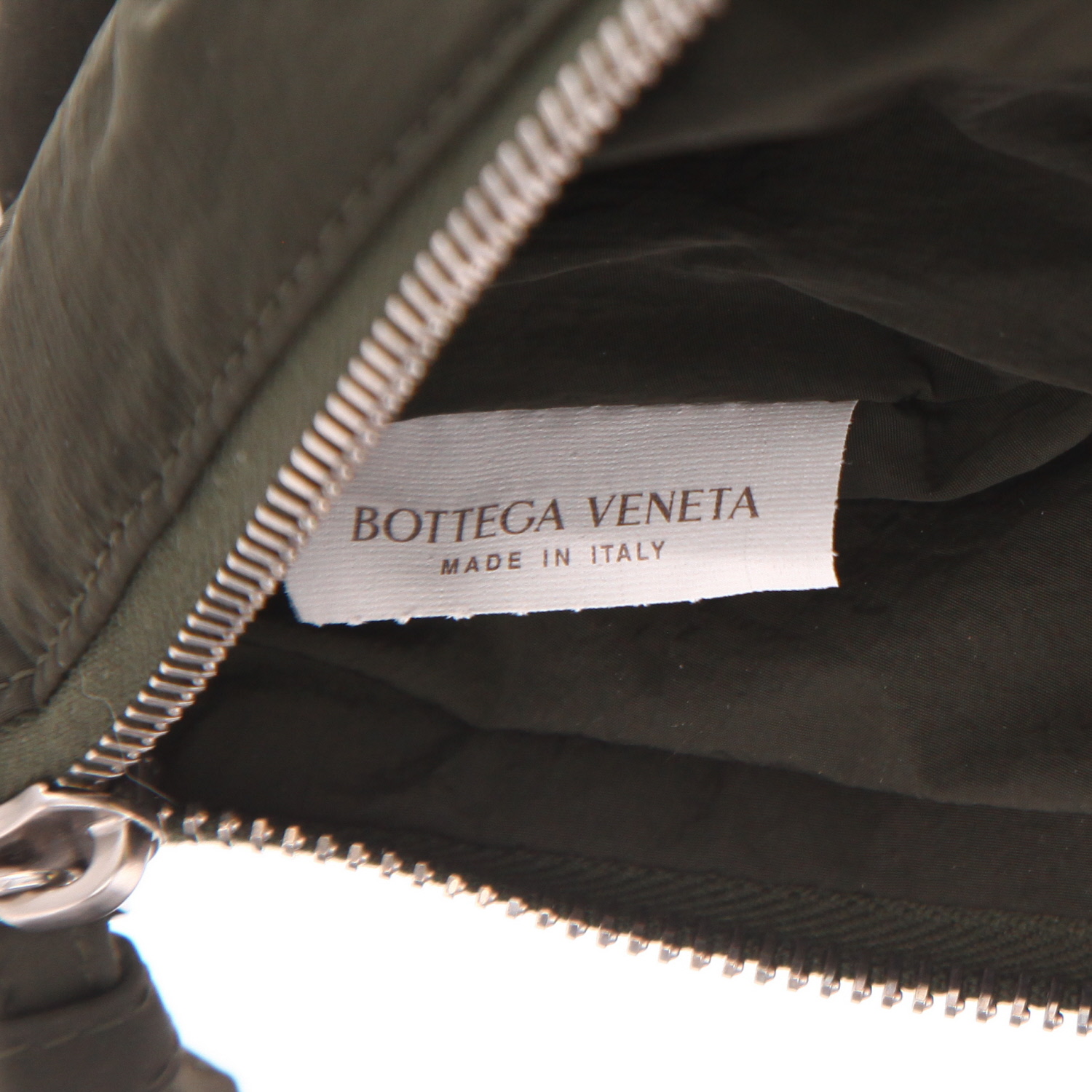 Bolso bandolera Bottega Veneta  Cassette en lona caqui - Detail D2