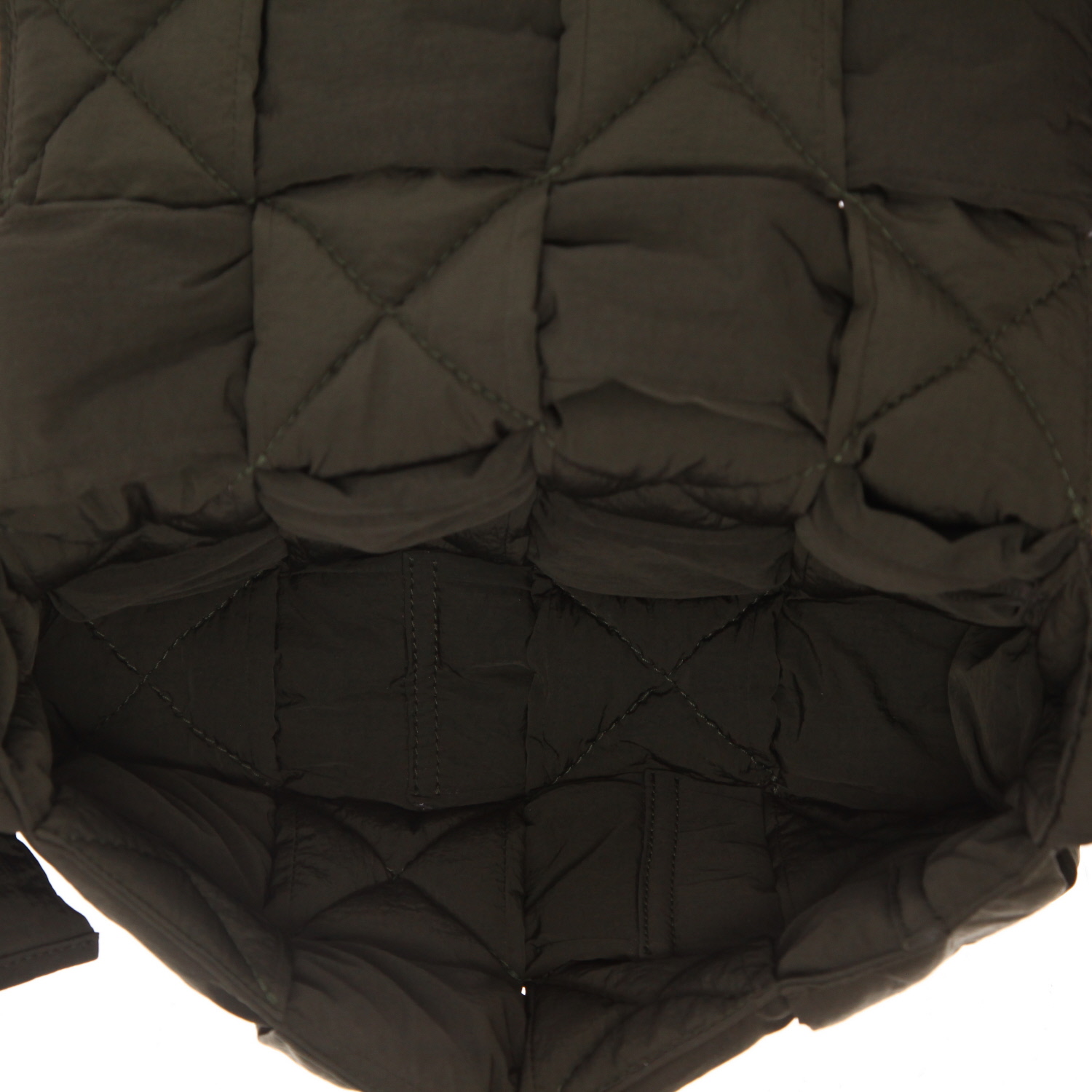 Bolso bandolera Bottega Veneta  Cassette en lona caqui - Detail D3