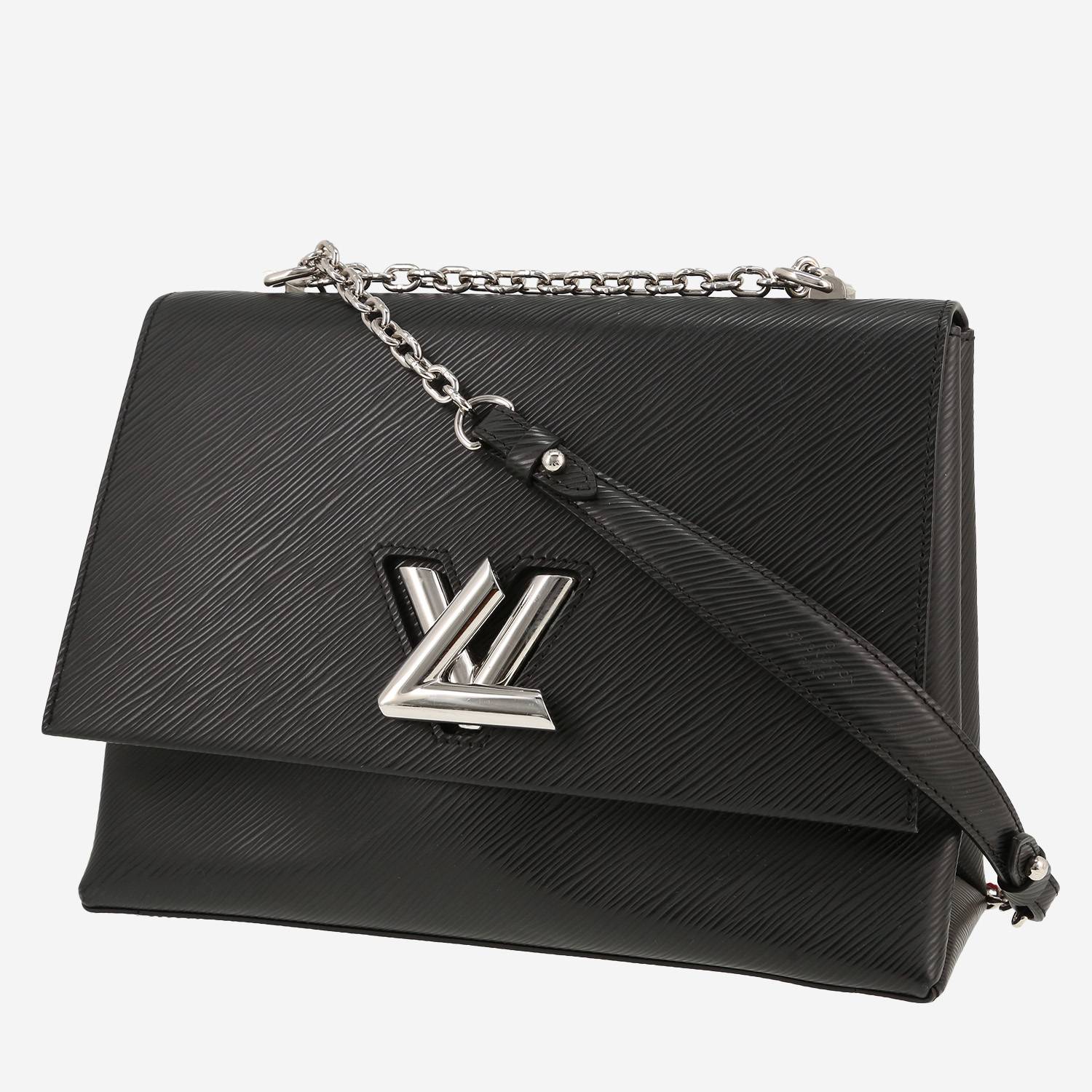 Borsa a tracolla Louis Vuitton  Twist modello grande  in pelle Epi nera