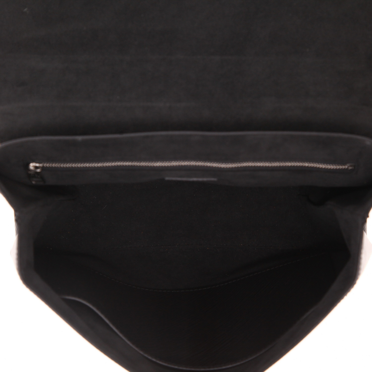 Bolso bandolera Louis Vuitton  Twist modelo grande  en cuero Epi negro - Detail D3