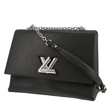 Borsa a tracolla Louis Vuitton  Twist modello grande  in pelle Epi nera