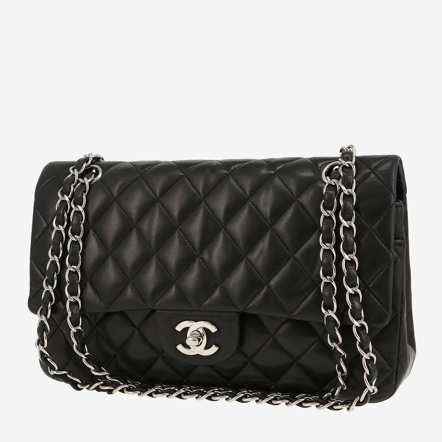 Chanel  Timeless Classic handbag  in black quilted leather