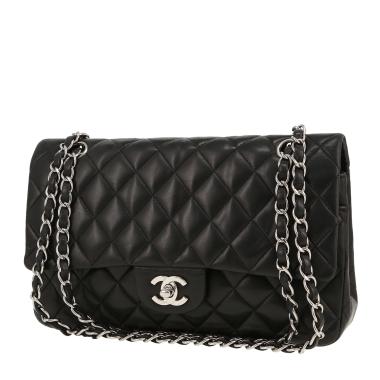 Chanel  Timeless Classic handbag  in black quilted leather