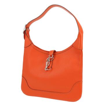 Hermès  Trim small model  handbag  in orange Mysore leather