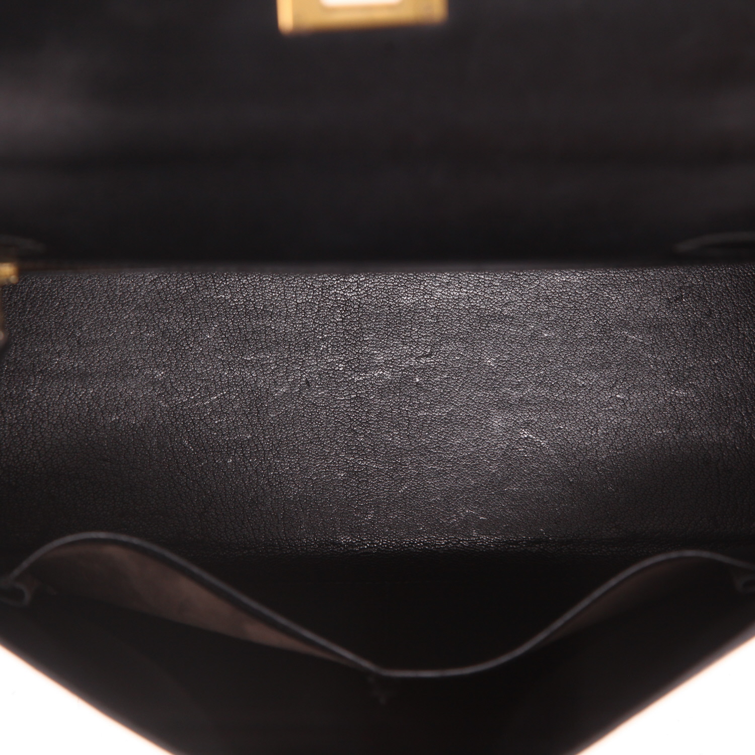 Sac à main Hermès  Kelly 28 cm en cuir box noir - Detail D3
