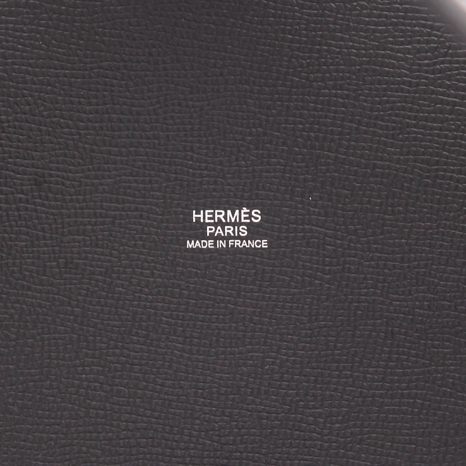 Hermès  Musardine handbag  in red silk  and black epsom leather - Detail D2