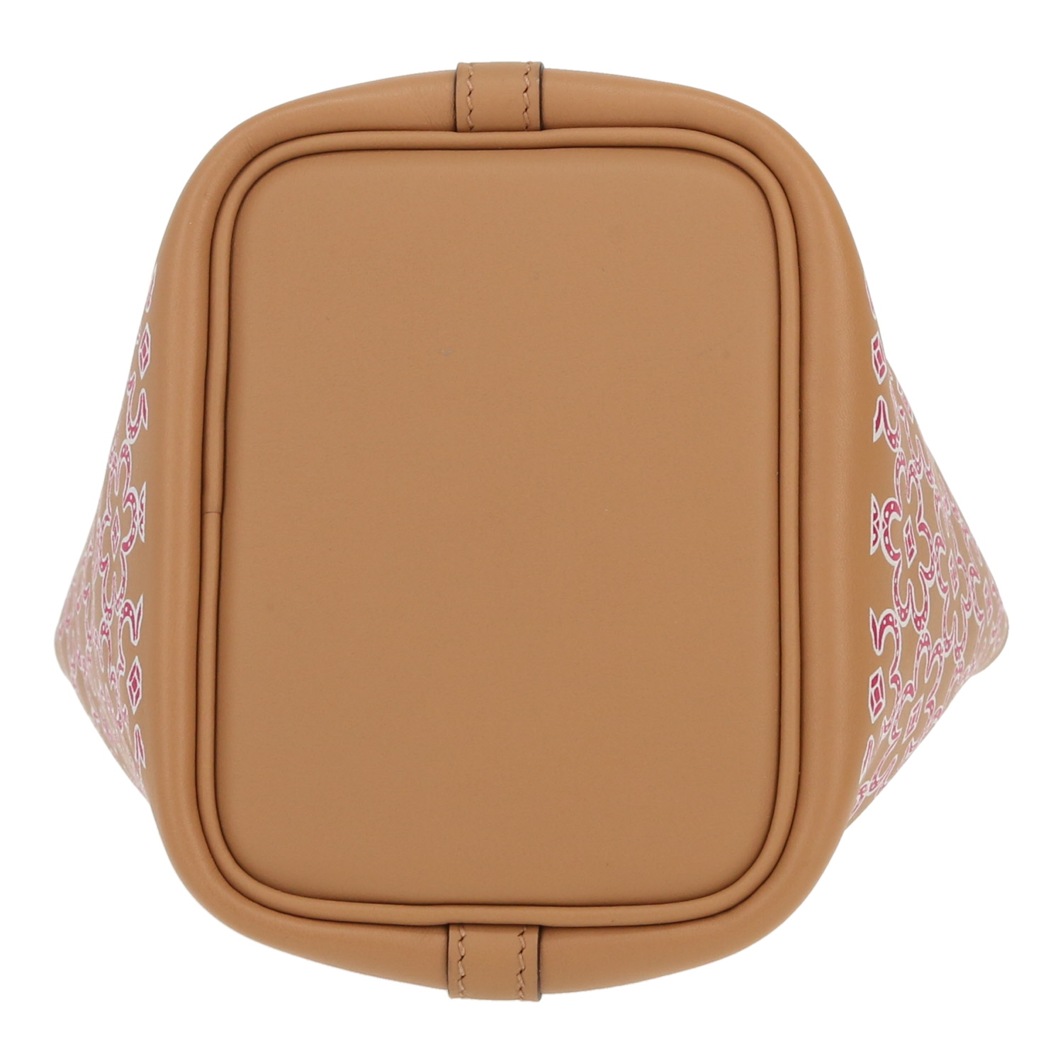 Hermès  Picotin Lock Micro Lucky Daisy handbag  in Chai Swift leather - Detail D1