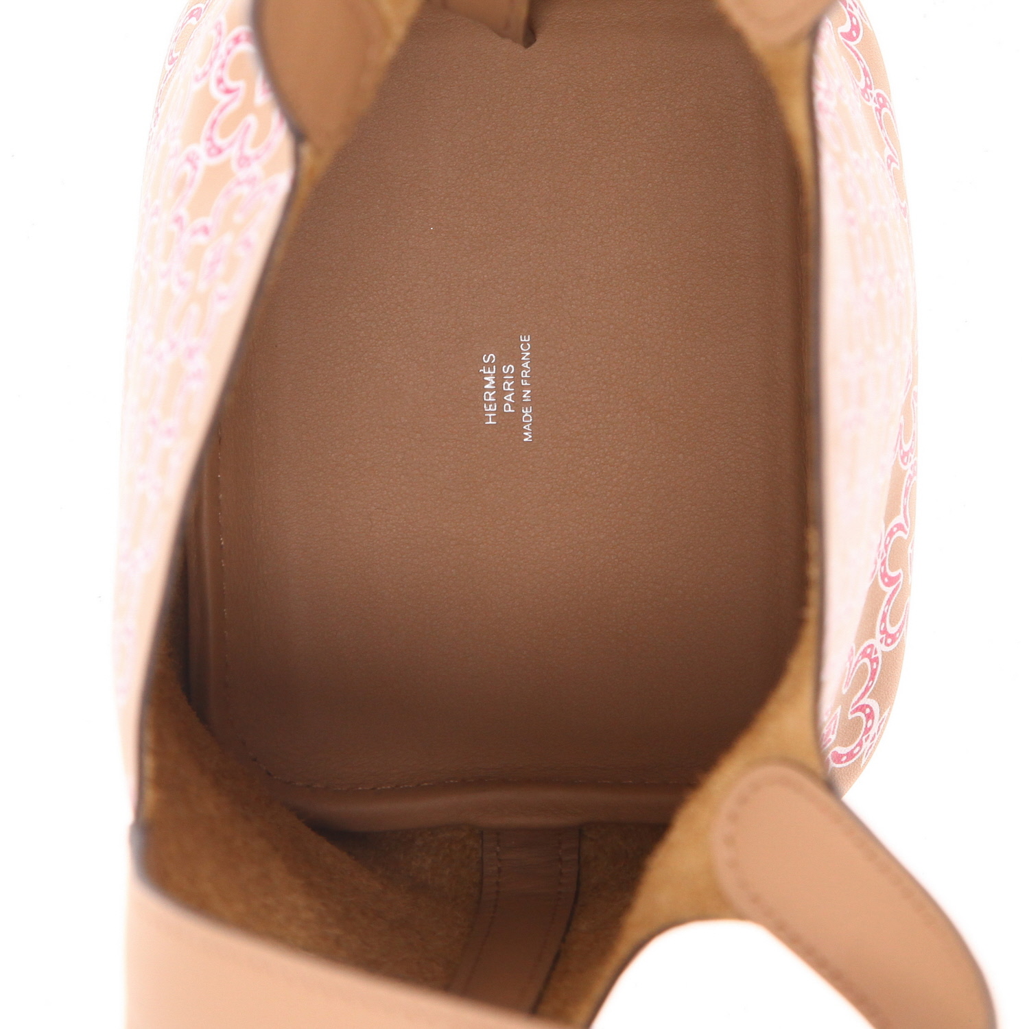 Borsa Hermès  Picotin Lock Micro Lucky Daisy in pelle Swift Chai - Detail D3