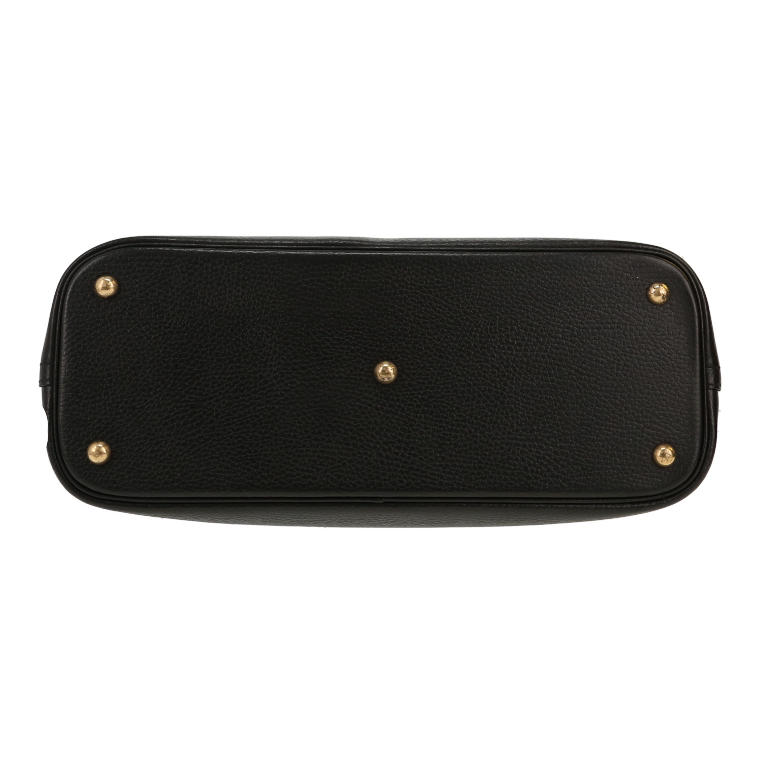Hermès  Bolide 35 cm handbag  in black Ardenne leather - Detail D1