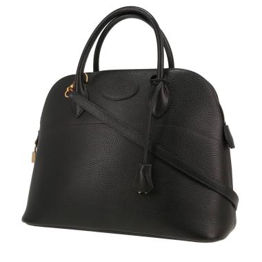 Hermès  Bolide 35 cm handbag  in black Ardenne leather
