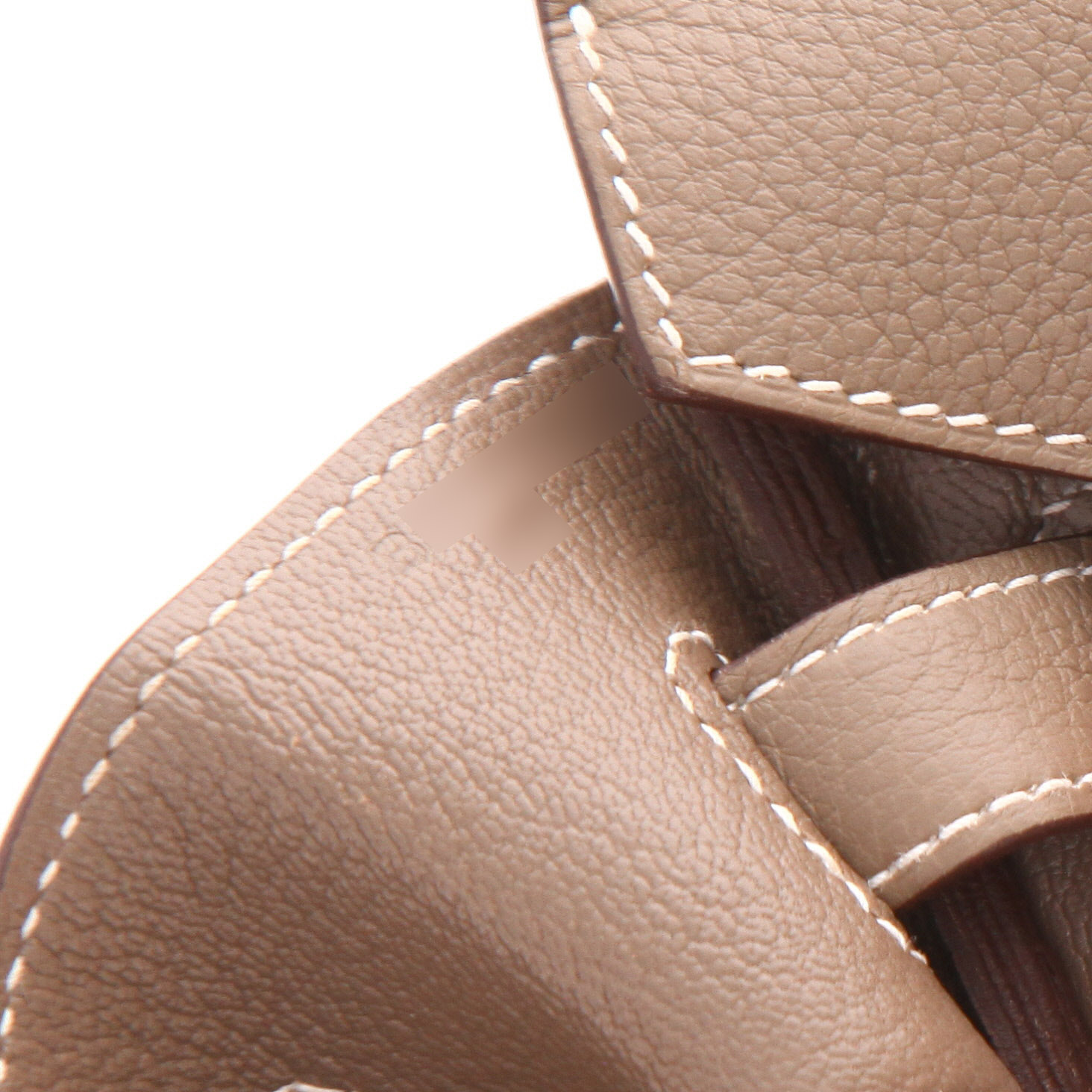 Hermès  Birkin 30 cm handbag  in etoupe togo leather - Detail D4