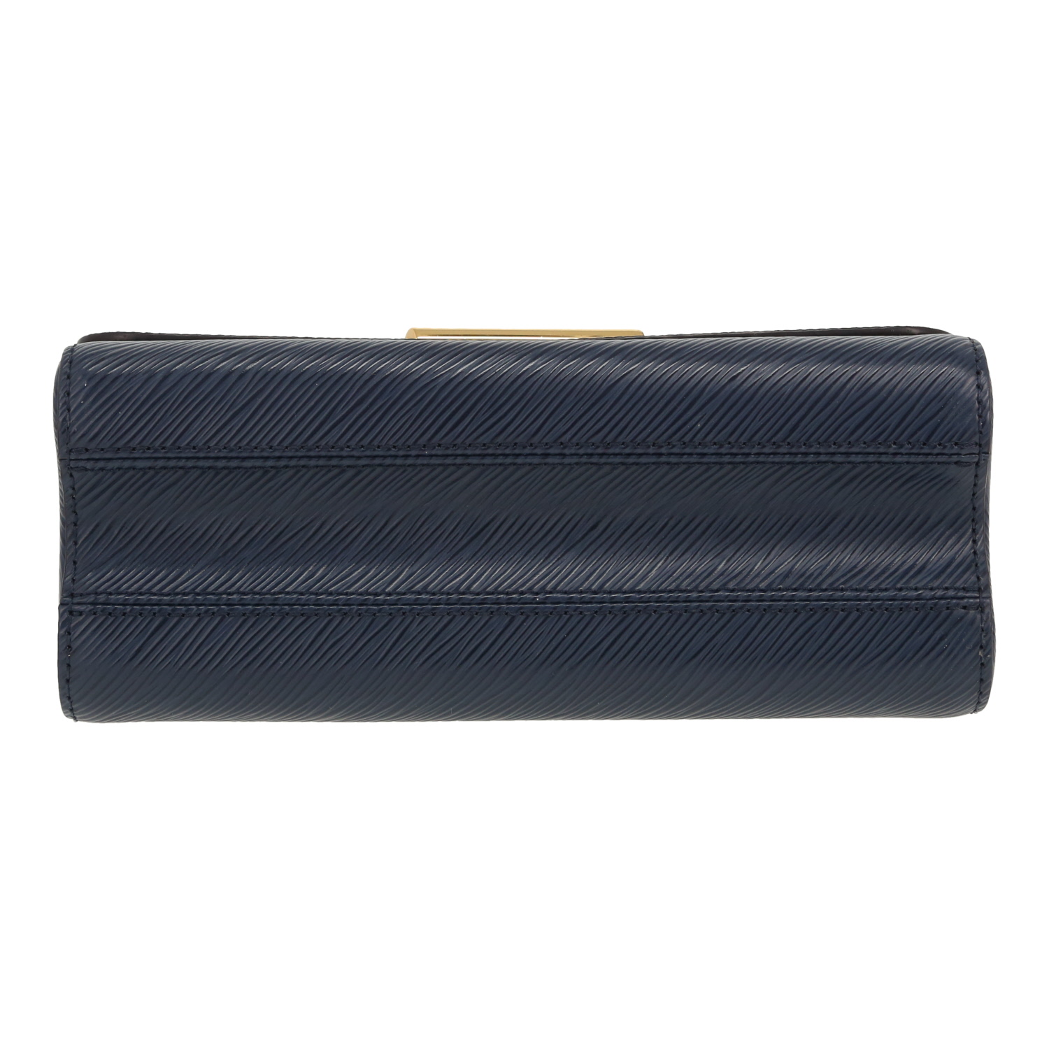 Louis Vuitton  Twist shoulder bag  in navy blue epi leather - Detail D1