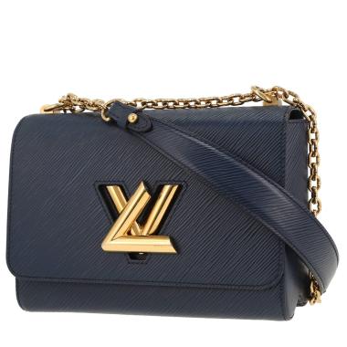 Louis Vuitton  Twist shoulder bag  in navy blue epi leather