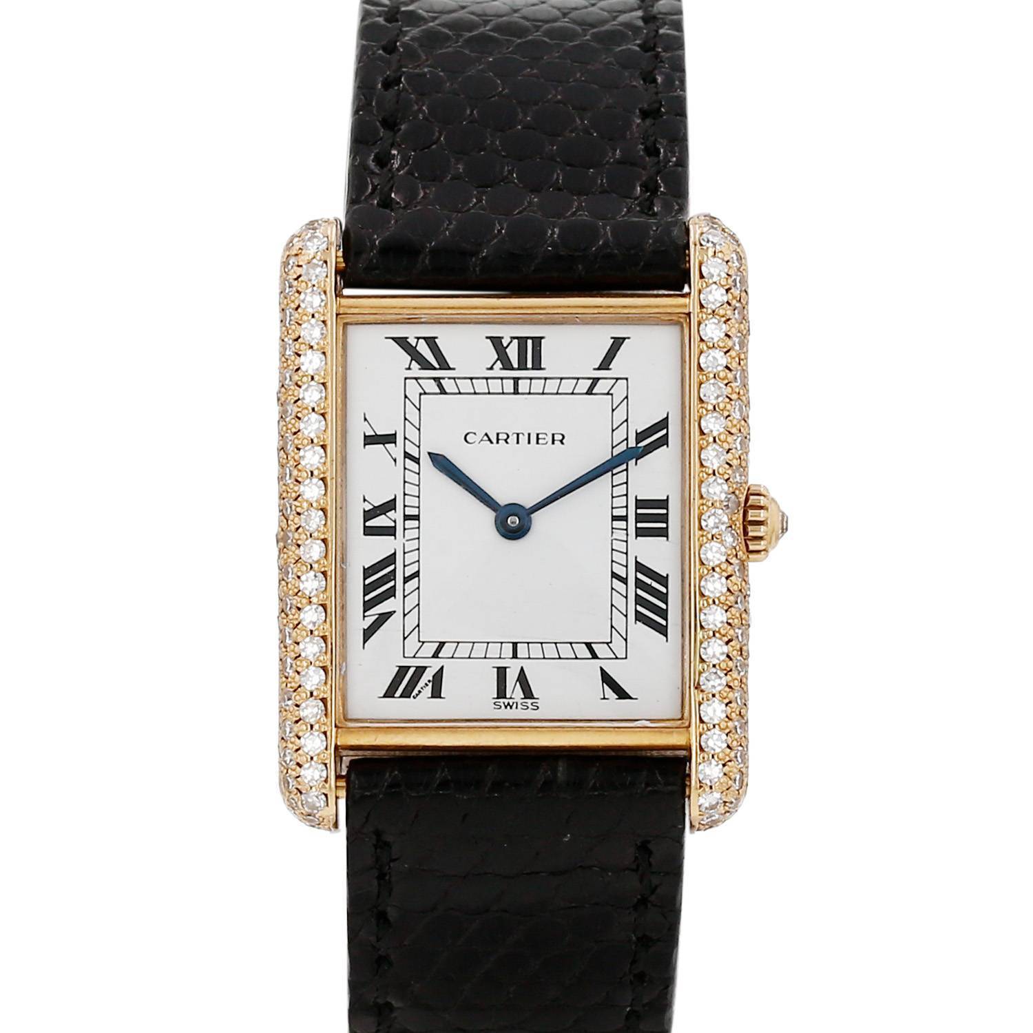 Montre Cartier Tank Louis Cartier en or jaune Ref: Cartier - 2437