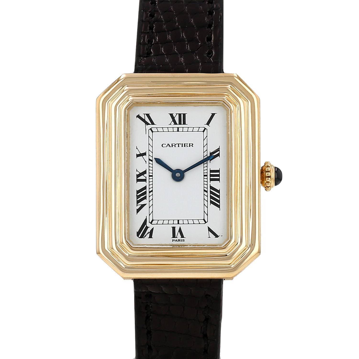 Montre Cartier Cristallor Vintage en or jaune Ref: Cartier - 78095 Montre Cartier Cristallor Vintage en or jaune Ref: Cartier - 78095