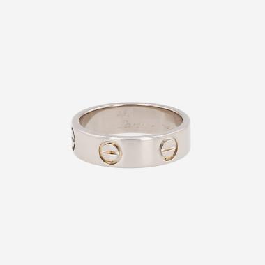 Bague Cartier Love en or blanc