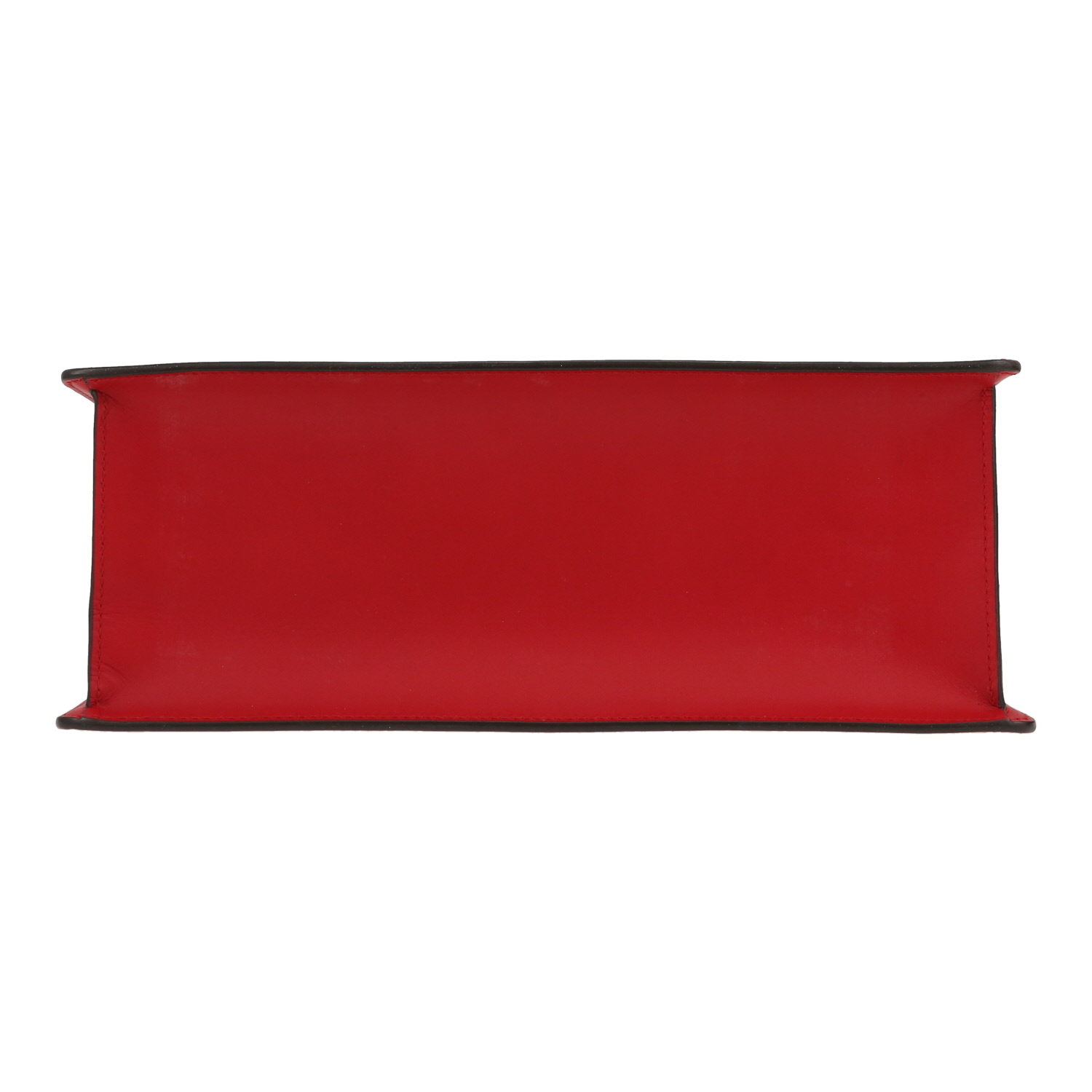 Gucci  Sylvie handbag  in red leather - Detail D1