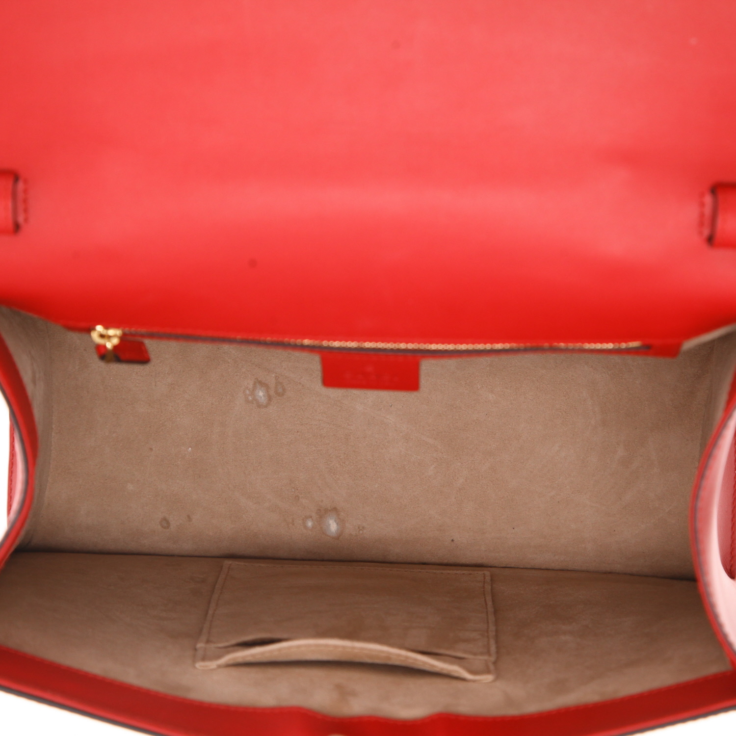 Bolso de mano Gucci  Sylvie en cuero rojo - Detail D3